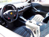 Interior of a Ferrari F12 Berlinetta