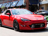 Supercharged Scion FR-S in Red
