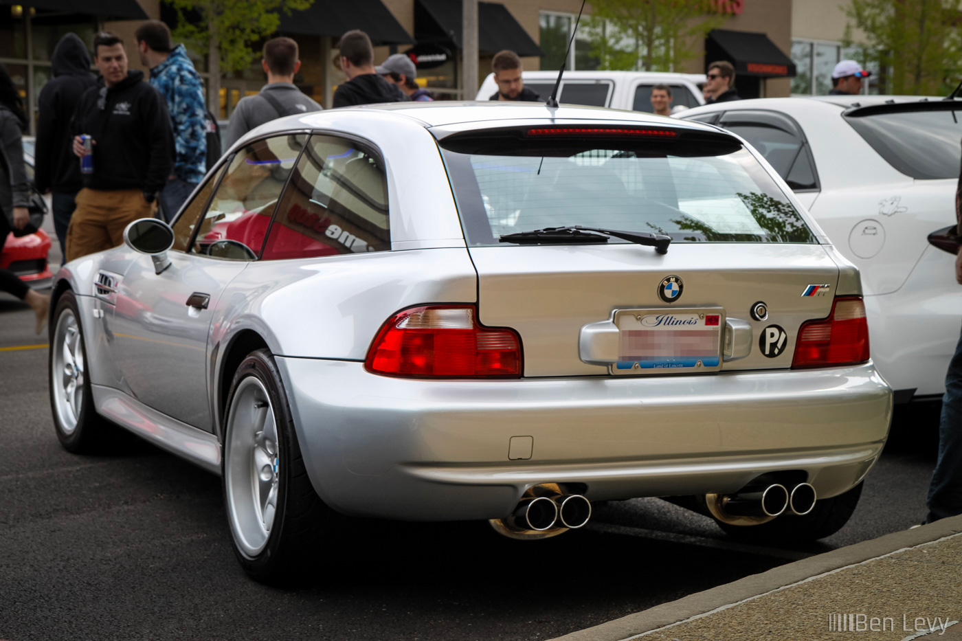 Silver BMW M Coupe