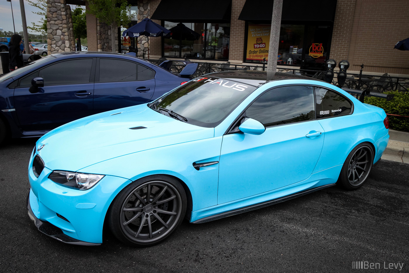 Wrapped BMW M3 coupe