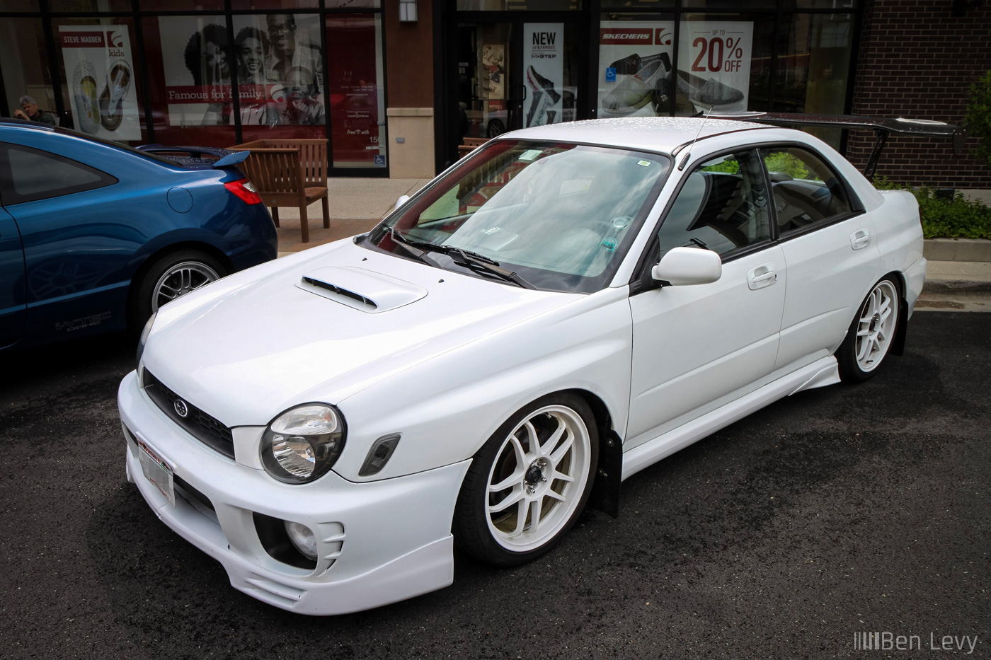 White Subaru Impreza WRX