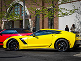 Yellow Corvette Z06