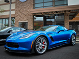 Blue C7 Corvette Z06
