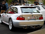 Silver BMW M Coupe