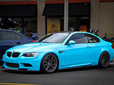 Baby Blue BMW M3 coupe