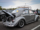 Grey Volkswagen Beetle