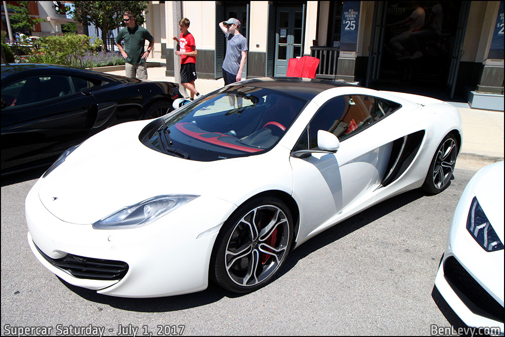 White McLaren 12C