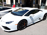 White Lamborghini Huracán