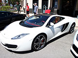 White McLaren 12C