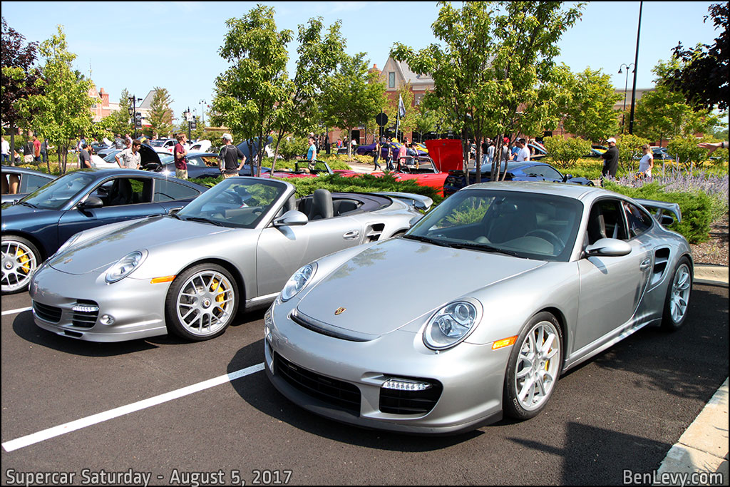 Silver 911 Turbos