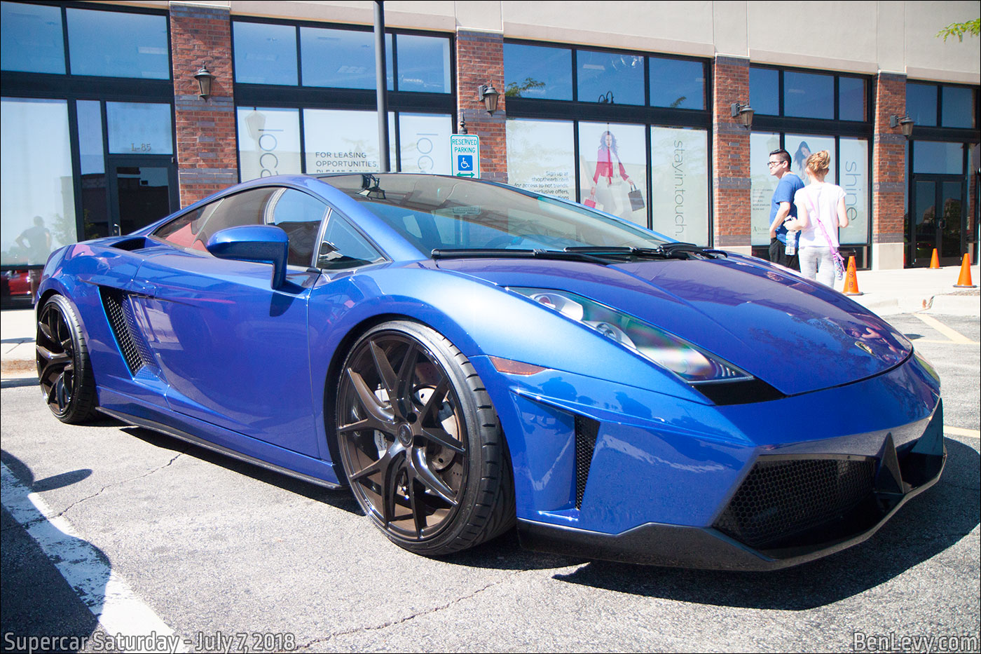 Blue Lamborghini Gallardo - BenLevy.com