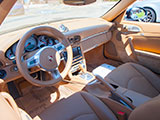Porsche 911 Turbo S with tan interior