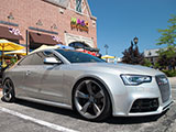 Silver Audi RS5