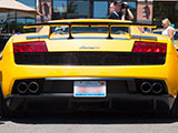 Yellow Lamborghini Gallardo LP 560-4 (rear)