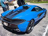 Blue McLaren 570S