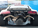 Turbo Audi R8 with bumper off