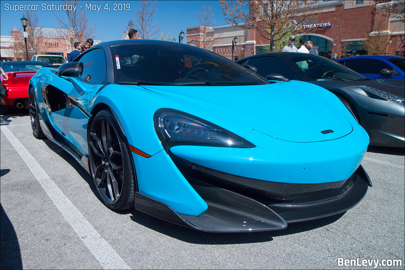 Blue McLaren 600LT
