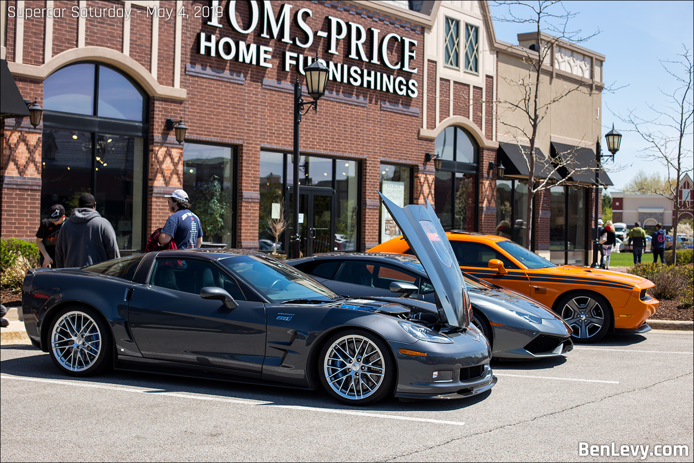 Corvette ZR1, Huracan, and Challenger at Supercar Saturday