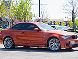 Orange BMW 1 Series M Coupe