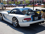 White Dodge Viper GTS
