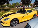 Yellow Dodge Viper GTS