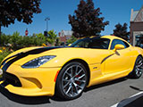 Yellow Dodge Viper GTS