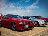 Red BMW E39 M5