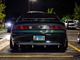 Rear of Green S14 240SX with 326Power Kit