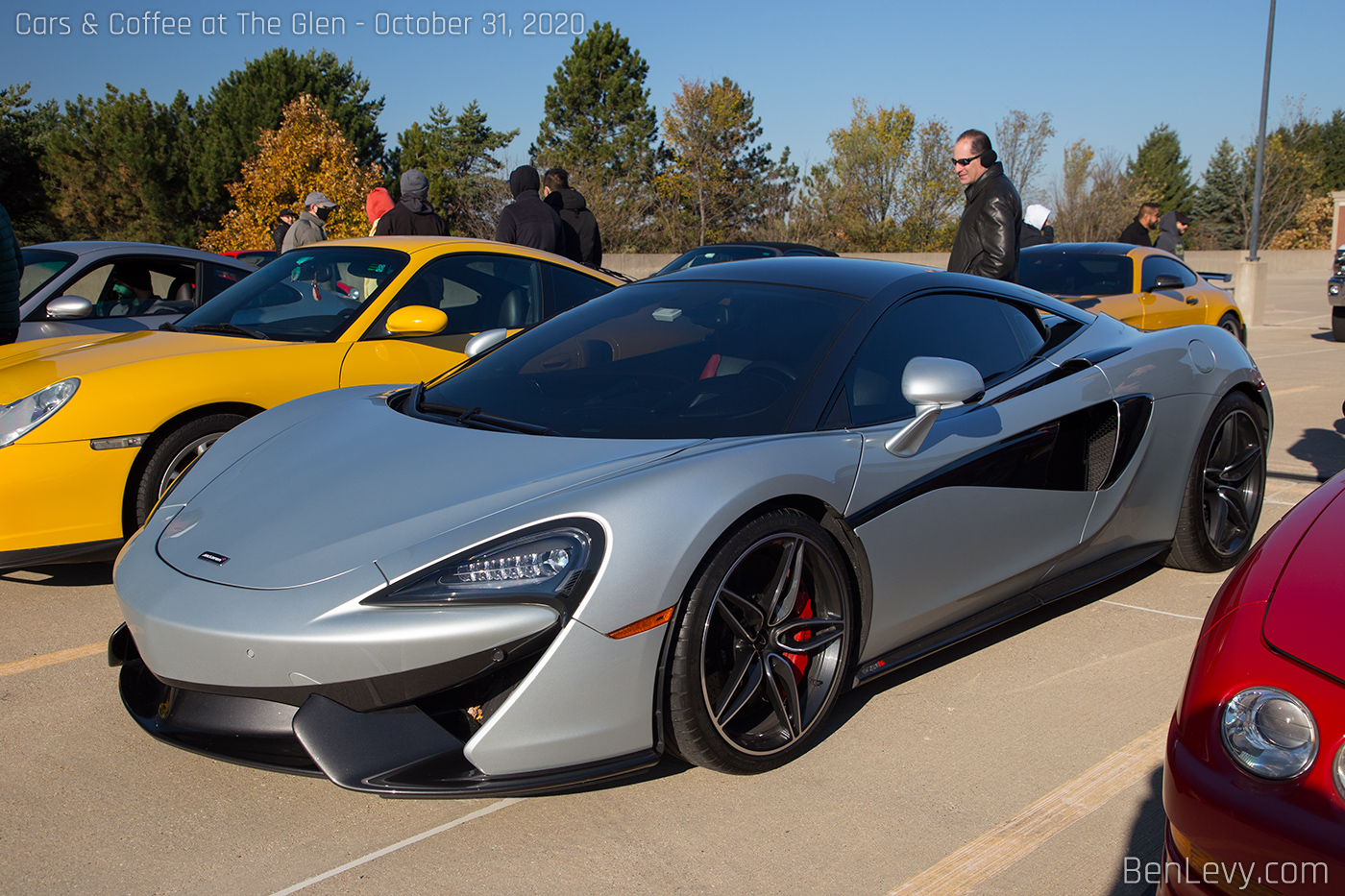 Silver McLaren 570S