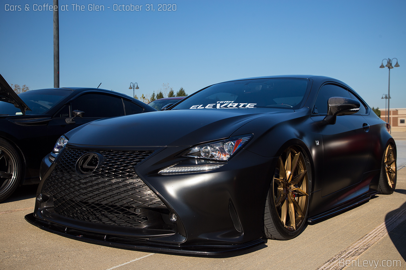 Lowered Black Lexus RC 350 F Sport - BenLevy.com