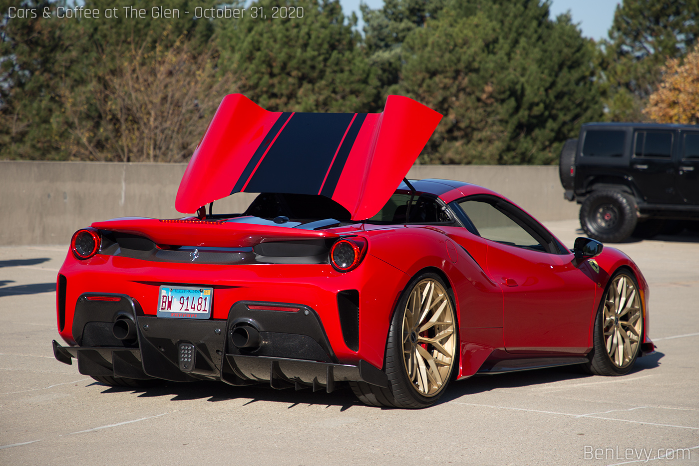 Folding Top on Ferrari 488 Pista