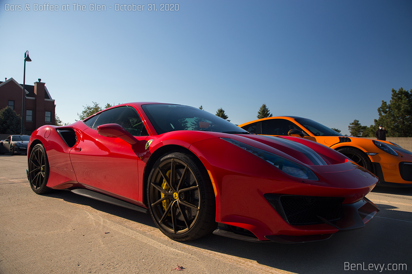 Red Ferrari 488 Pista