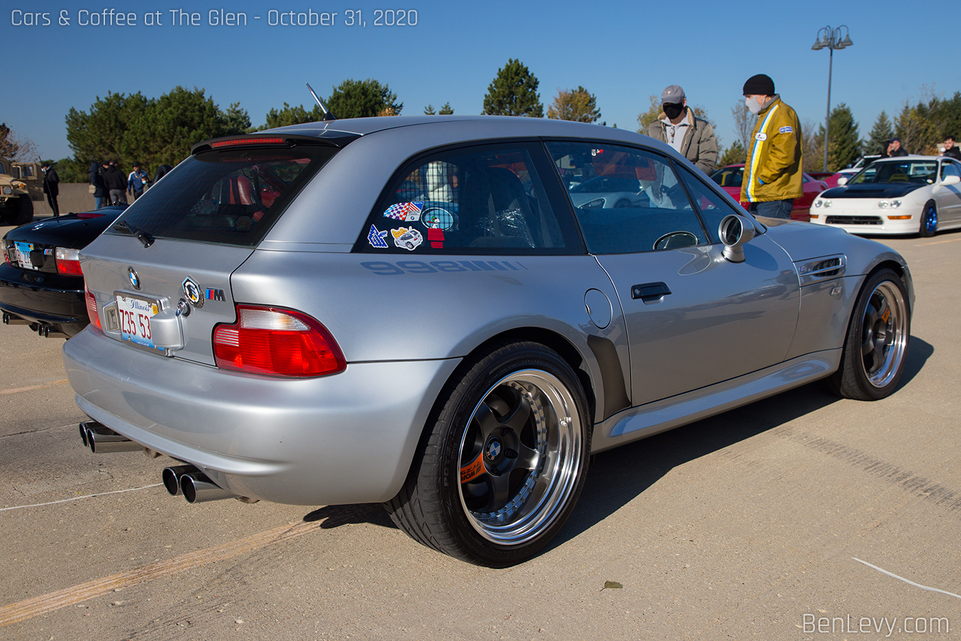 Silver BMW M Coupe