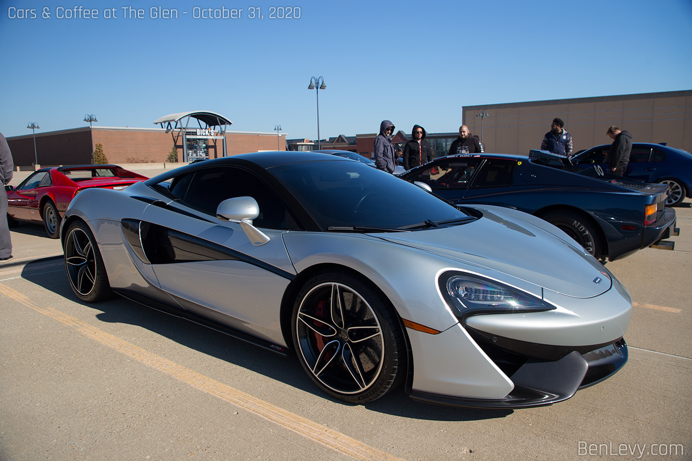 Silver McLaren 570S