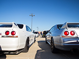 Taillights of R33 Nissan Skyline GT-Rs