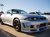 Silver R33 Nissan Skyline GT-R