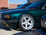 Front Fender of Green BMW E34