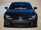 Black Lexus RC 350 F-Sport from Team Elevate