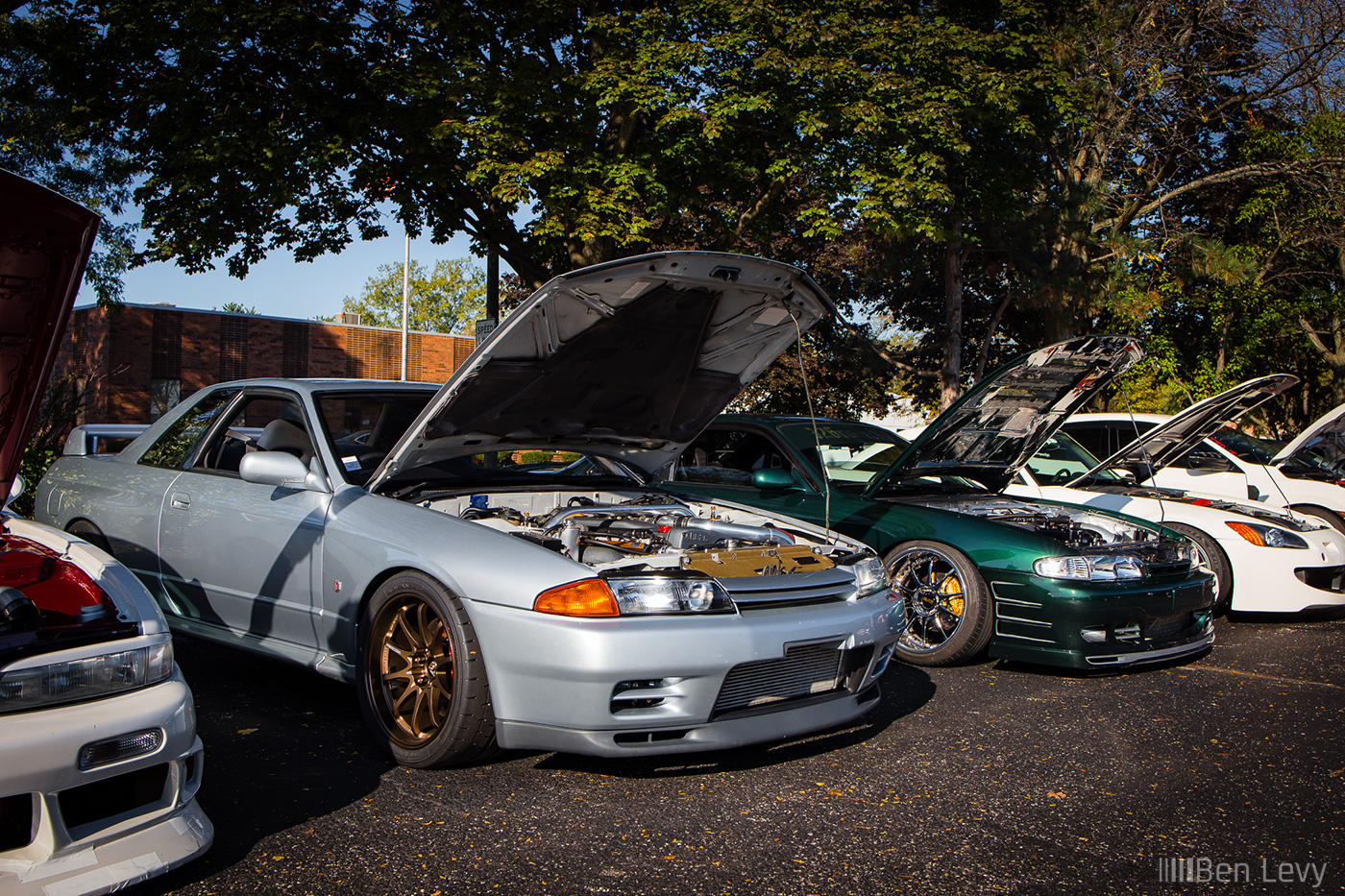 R32 Skyline GT-R and S14 240SX at Touge Factory