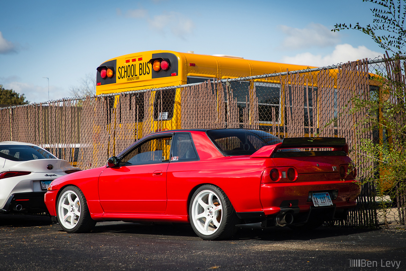 Red Nissan Skyline GT-R