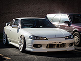 White Nissan Silvia Spec S at Touge Factory