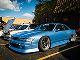 Custom Blue Nissan Silvia