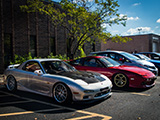 RX-7 and 240SX Parked at TF Works