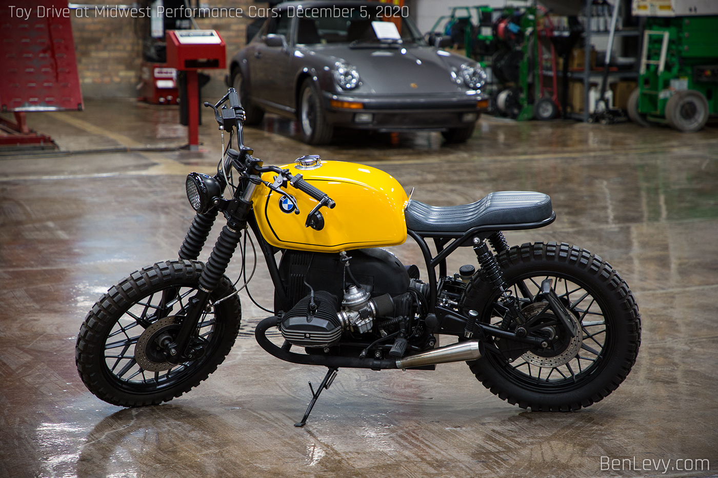 Restored BMW Motorcycle at Midwest Performance Cars