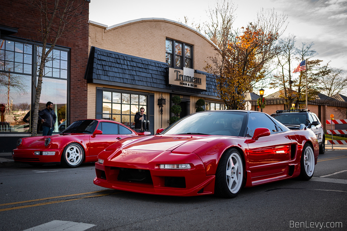 Red Acura NSX with full bodykit
