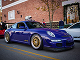 Purple Porsche 911 GT3