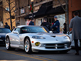 Silver Dodge Viper RT/10 in Hinsdale