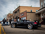Black Porsche Carrera GT on Hinsdale Ave