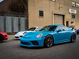 991.2 Miami Blue Porsche 911 GT3
