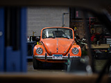 Orange Volkswagen Beetle Convertible
